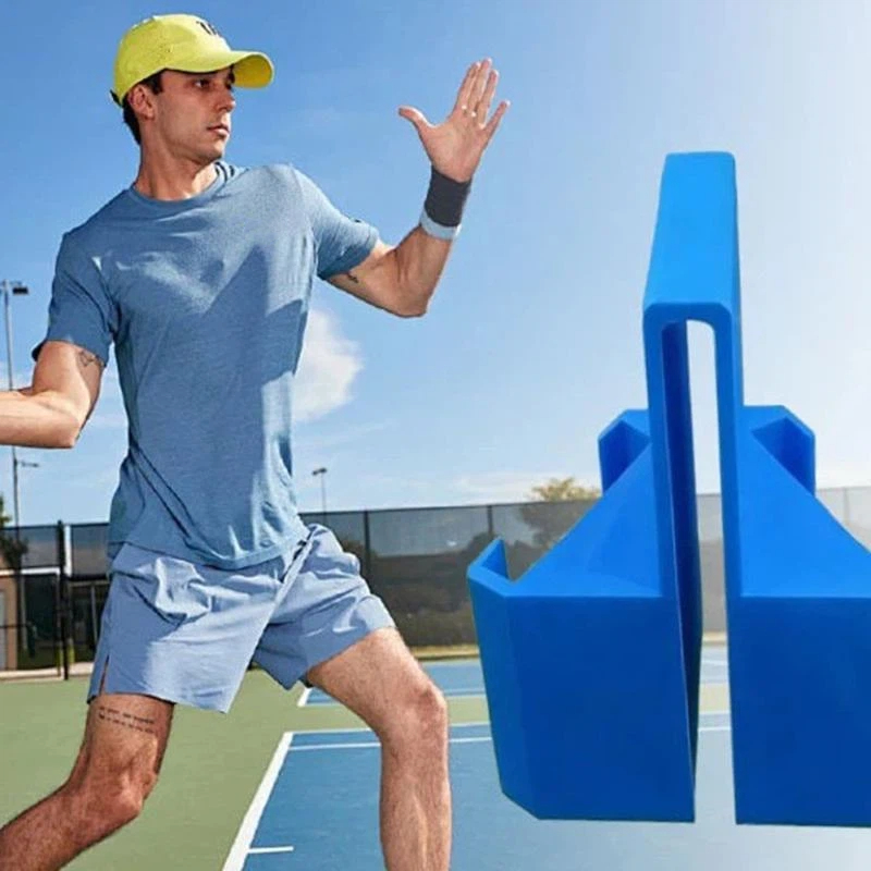 Badminton Net - ที่ยึดโทรศัพท์สำหรับกล้องติดตาข่ายเทนนิส 2 ชิ้น ที่ยึดโทรศัพท์สำหรับบันทึกวิดีโอกีฬากลางแจ้ง สำหรับแบดมินตัน เบสบอล