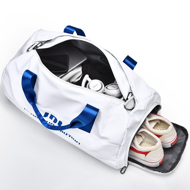 Backpack Racket Bag - กระเป๋าฟิตเนสแบบมีช่องเก็บของเปียกแยกต่างหาก กระเป๋าใส่อุปกรณ์ขนาดใหญ่สำหรับเทนนิสและพิคเคิลบอล กระเป๋าสะพายข้างสำหรับเล่นกีฬา กระเป๋าโยคะ กระเป๋าเดินทาง