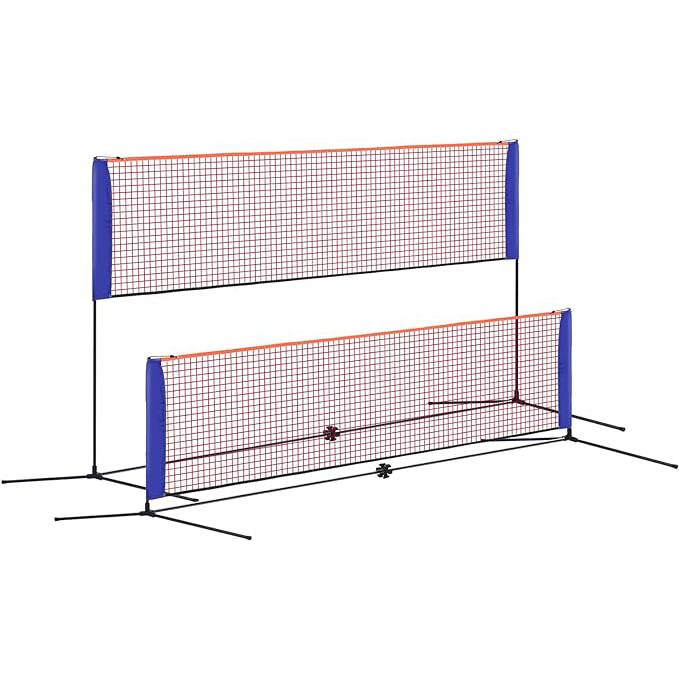 Badminton Net - ตาข่ายแบดมินตันแบบพกพา ขนาดเล็ก กว้าง 4.1 เมตร ตาข่ายเทนนิส