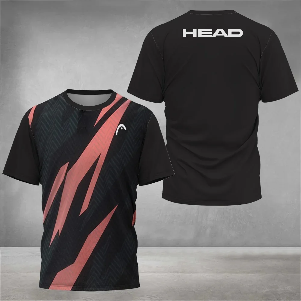 Badminton Asia - ฤดูร้อนระบายอากาศได้ดีเสื้อยืดบุรุษกลางแจ้งแบดมินตันเทเบิลเทนนิสเจอร์ซีย์โอคอแขนสั้นหลวมเสื้อผ้าปีนเขาใหม่