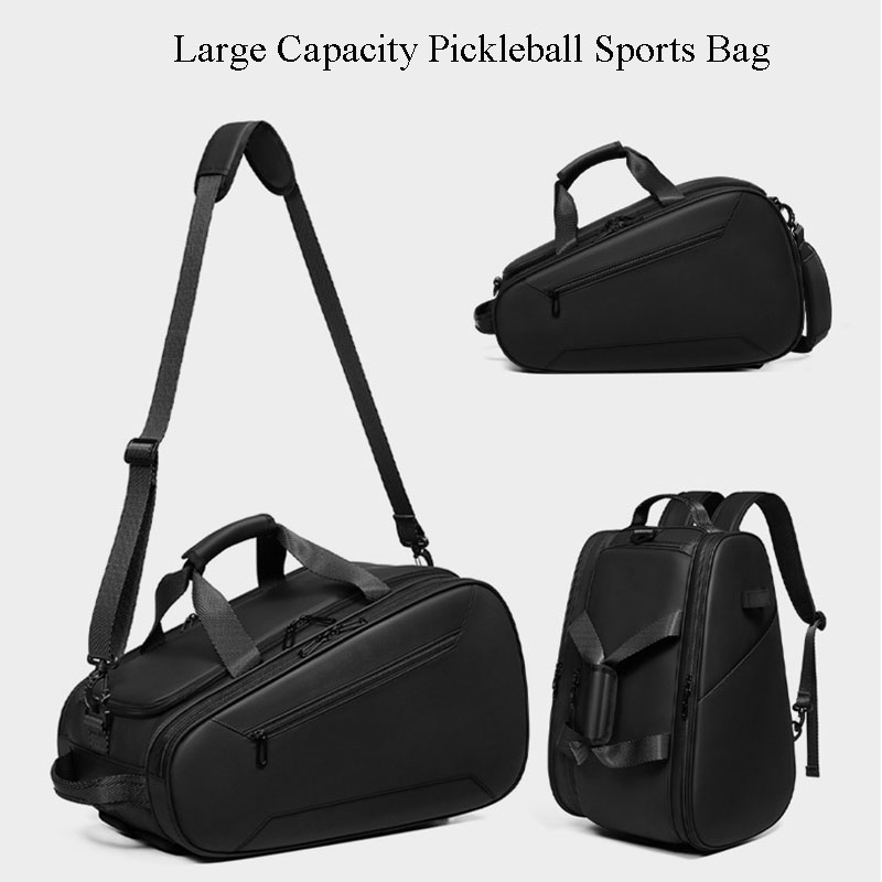 Backpack Racket Bag - กระเป๋าเทนนิส, ความจุขนาดใหญ่, น้ำหนักเบา, กระเป๋าเป้สะพายหลังกีฬาแบดมินตันอเนกประสงค์, กระเป๋าใส่ลูกปิงปองแบบพกพาสะพายไหล่เดียว