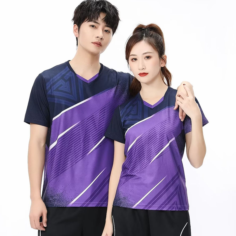 Badminton Emoji - เสื้อยืดผู้ชายผู้หญิงเทนนิสเด็กปิงปองแขนสั้น Baju atasan olahraga แห้งเร็วคู่ครอบครัววอลเลย์บอลแบดมินตันฤดูร้อน2023