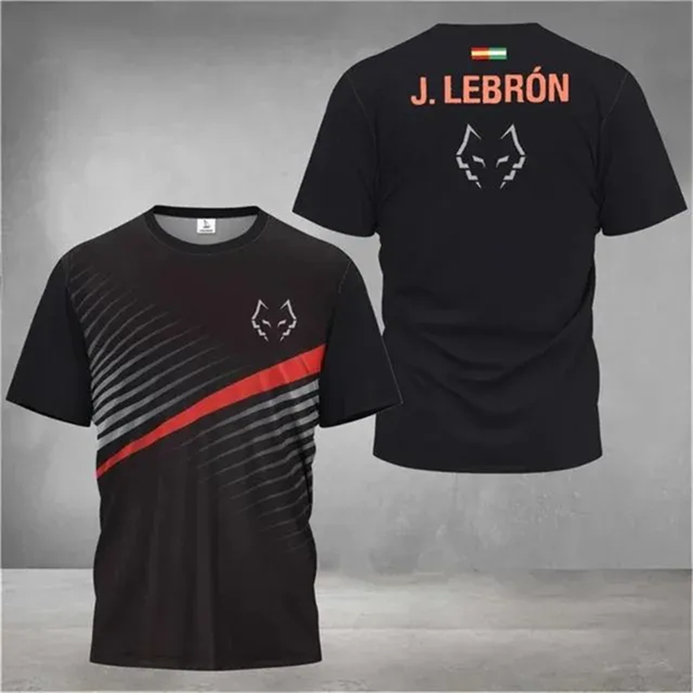 Badminton China - ฤดูร้อนใหม่ผู้ชายแบดมินตันและปิงปองไล่ระดับสีลายพิมพ์ระบายอากาศคอกลมเสื้อยืดกลางแจ้งสบายๆกีฬา