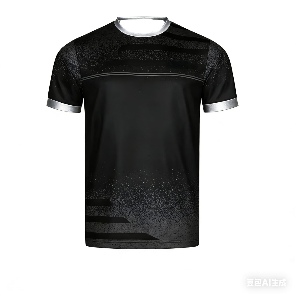 Badminton Emoji - เสื้อยืดเทเบิลเทนนิสผู้ชายลายไล่เฉดสี เสื้อยืดแบดมินตันระบายอากาศสำหรับฤดูร้อน เสื้อยืดเทเบิลเทนนิสแขนสั้น แห้งเร็ว