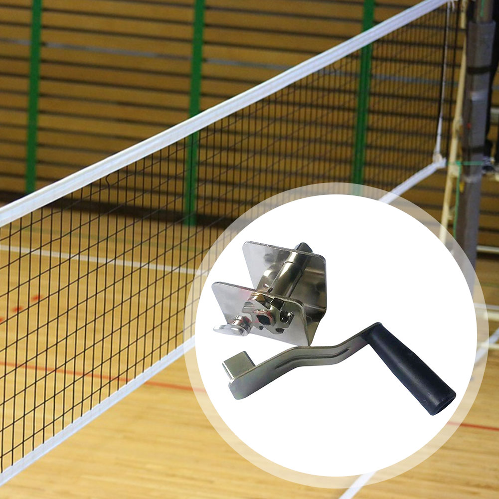 Badminton Net - ที่รัดตาข่ายกีฬาแบบมือหมุน 1 ชิ้น อุปกรณ์รัดตาข่ายวอลเลย์บอลอเนกประสงค์ สำหรับตาข่ายแบดมินตัน เทนนิส
