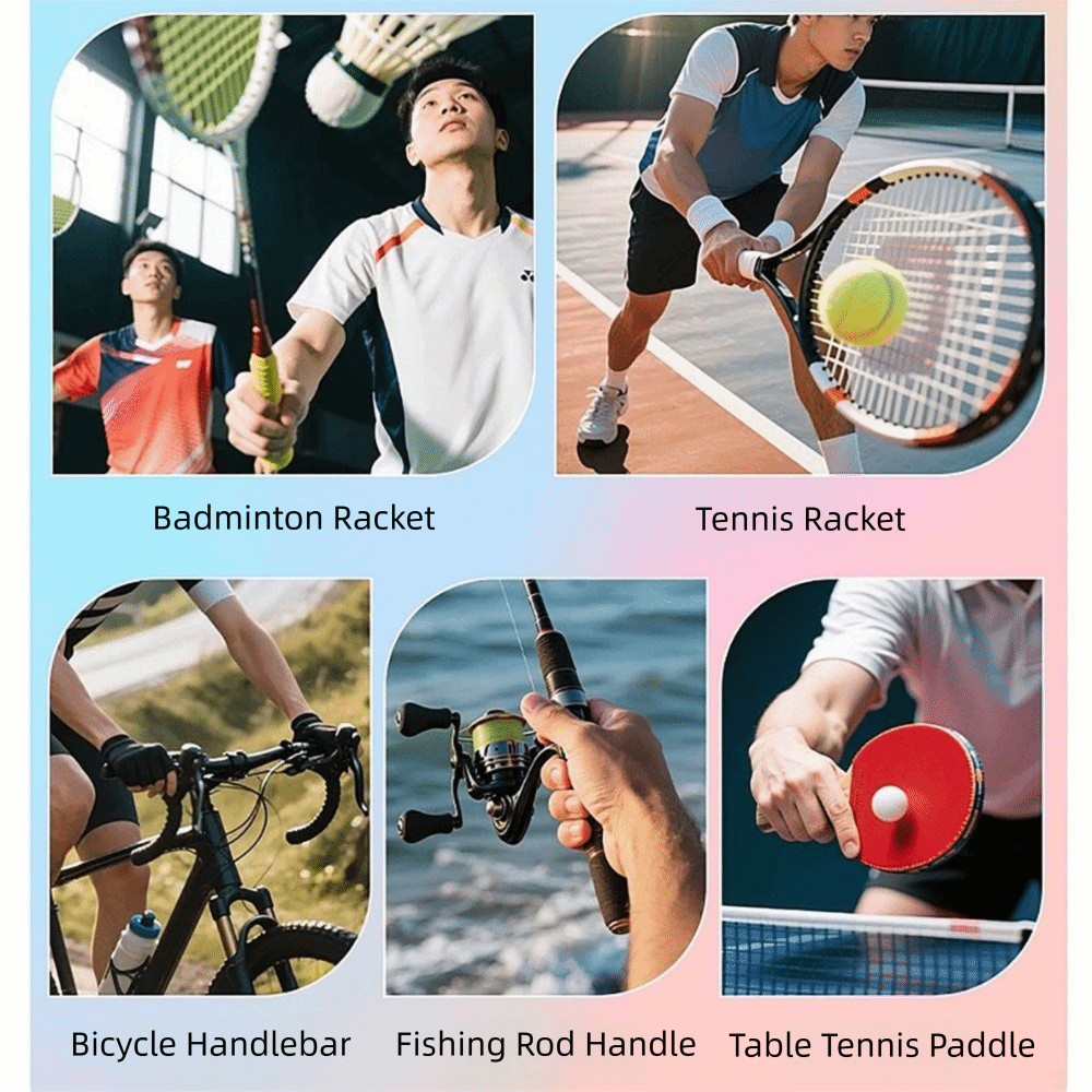 เทปพันด้ามไม้แบดมินตัน PU ดูดซ - Badminton Materi บทวิจารณ์และราคา