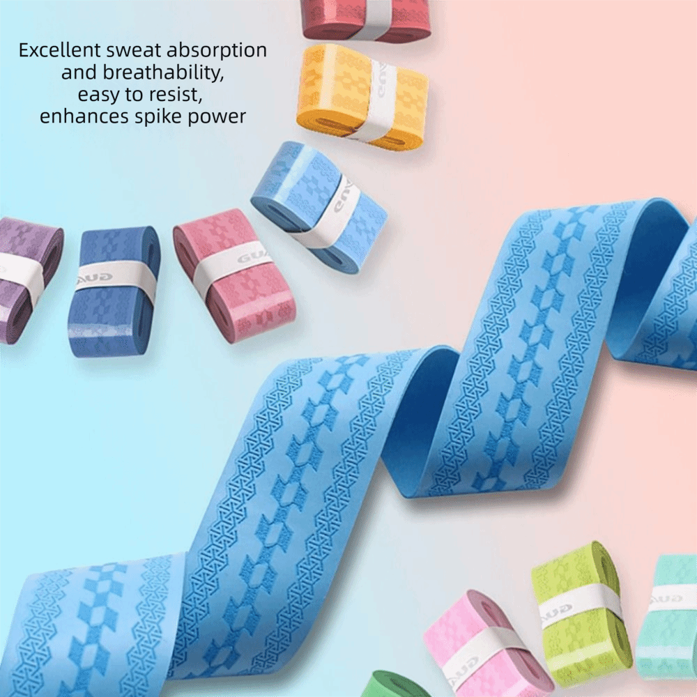 เทปพันด้ามไม้แบดมินตัน PU ดูดซ - Badminton Materi บทวิจารณ์และราคา