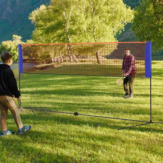 ตาข่ายแบดมินตันแบบพกพา ขนาดเล็ - Badminton Net บทวิจารณ์และราคา