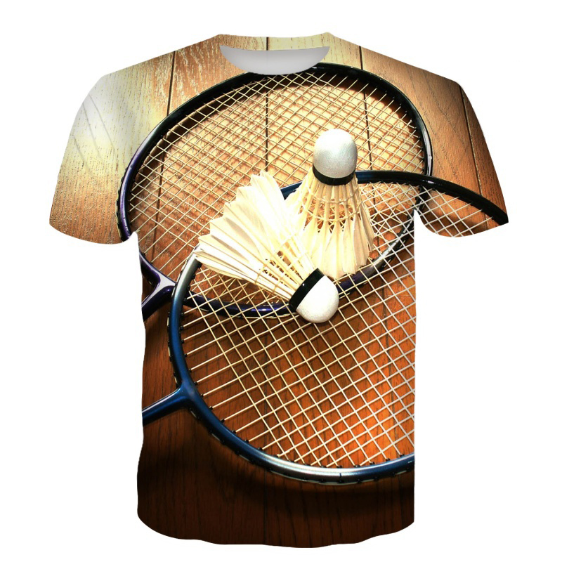 เสื้อยืดแบดมินตัน ลายลูกขนไก่  - Badminton Emoji บทวิจารณ์และราคา