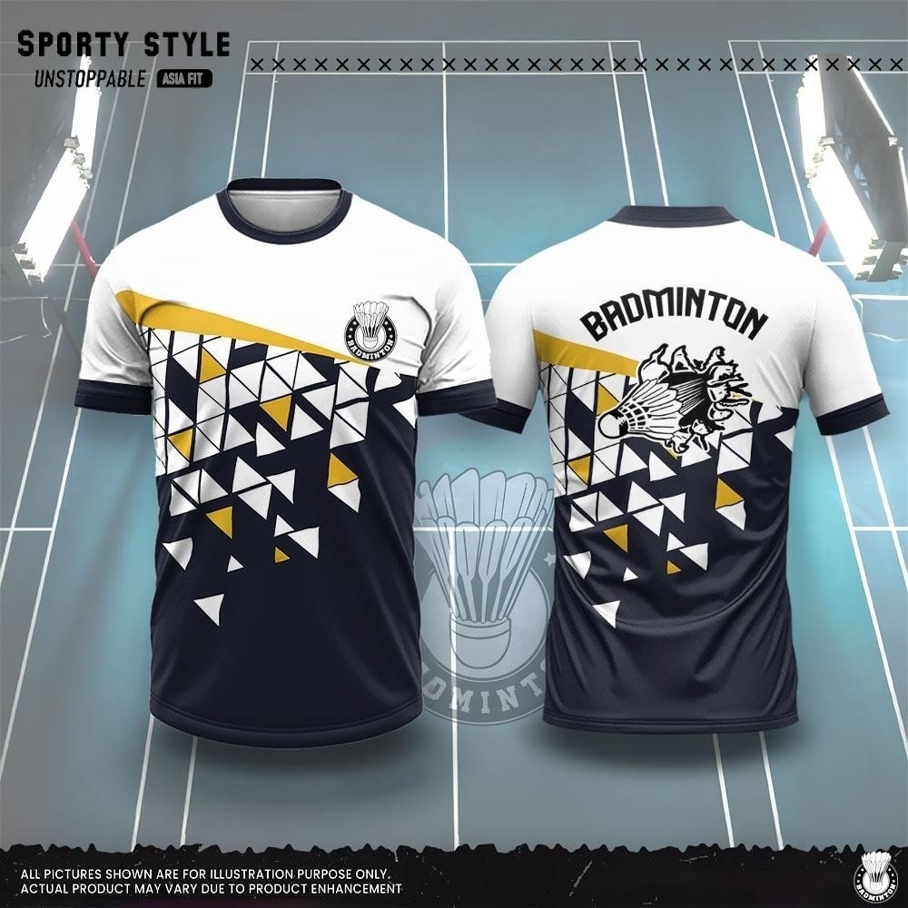 เสื้อยืดผู้ชายแฟชั่นลายพิมพ์ 3 - Badminton Emoji บทวิจารณ์และราคา