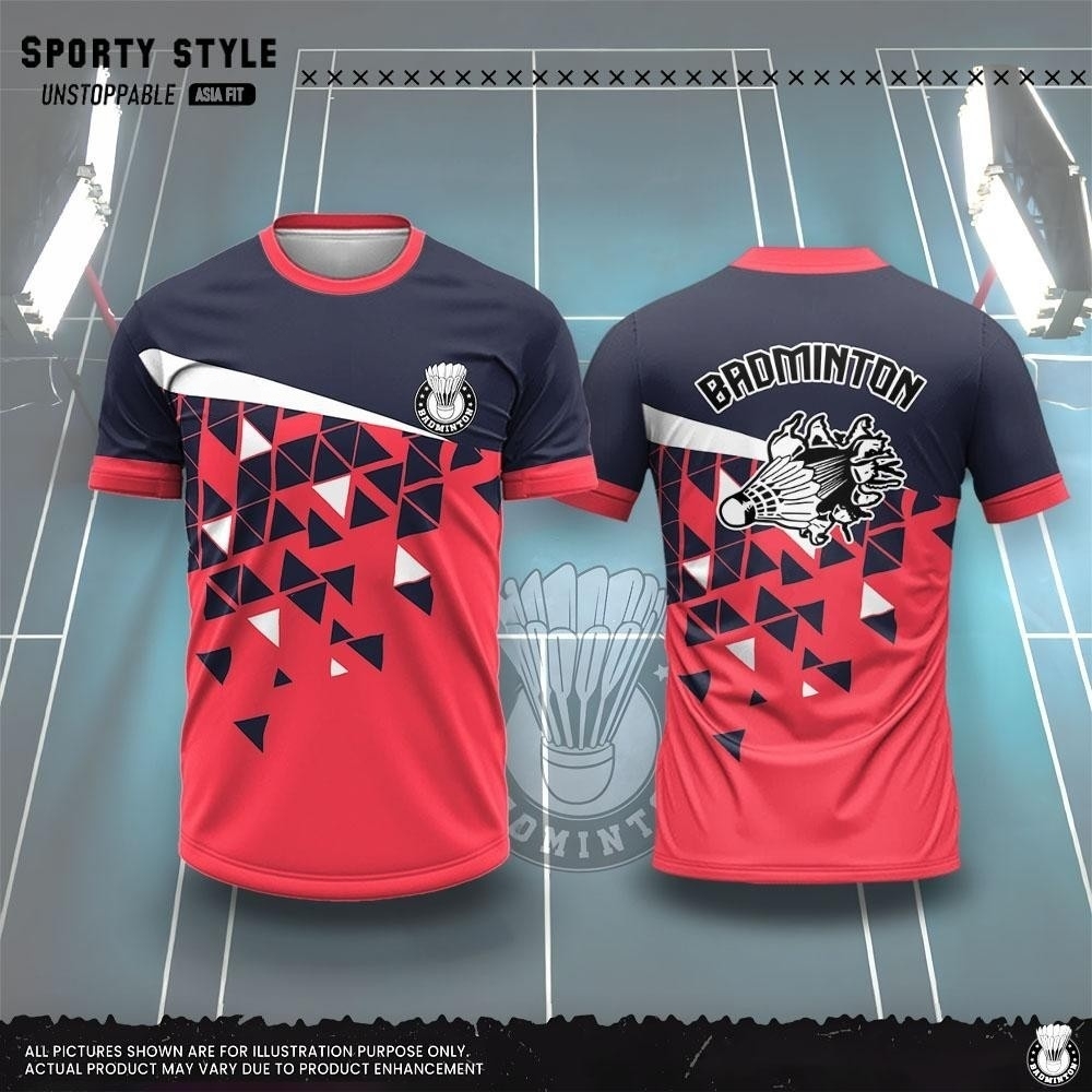 เสื้อยืดผู้ชายแฟชั่นลายพิมพ์ 3 - Badminton Emoji บทวิจารณ์และราคา