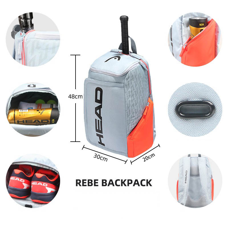 กระเป๋าเป้สะพายหลังเทนนิส HEAD - Backpack Racket Bag บทวิจารณ์และราคา