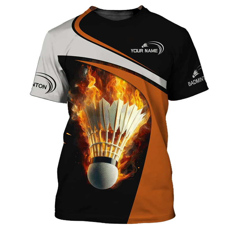 กีฬาแบดมินตันเสื้อยืดเสื้อผ้าผ - Badminton Emoji บทวิจารณ์และราคา