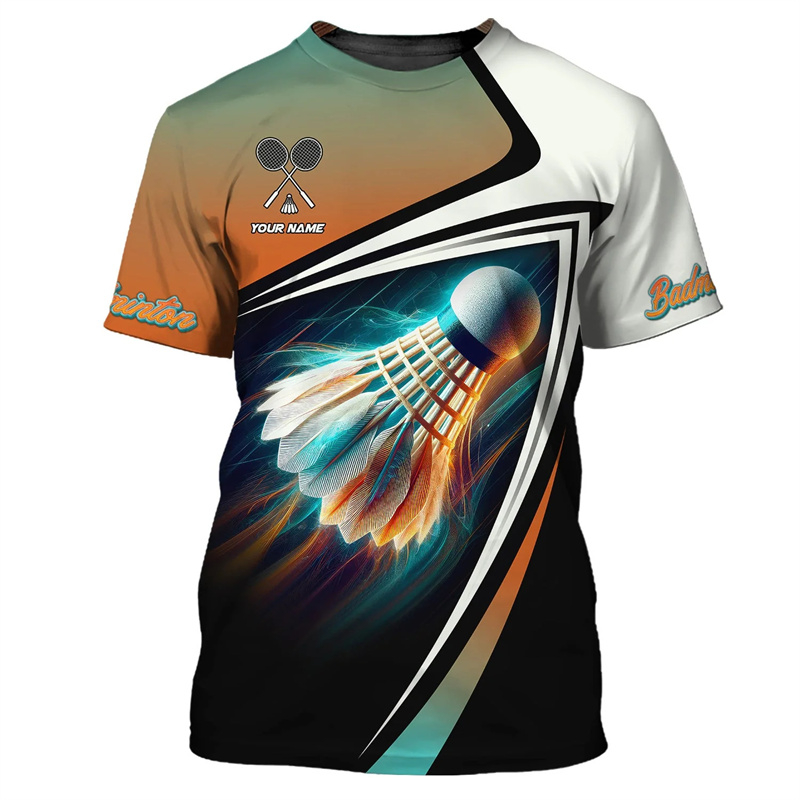 กีฬาแบดมินตันเสื้อยืดเสื้อผ้าผ - Badminton Emoji บทวิจารณ์และราคา